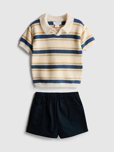 0-12mths | Knit Short Set