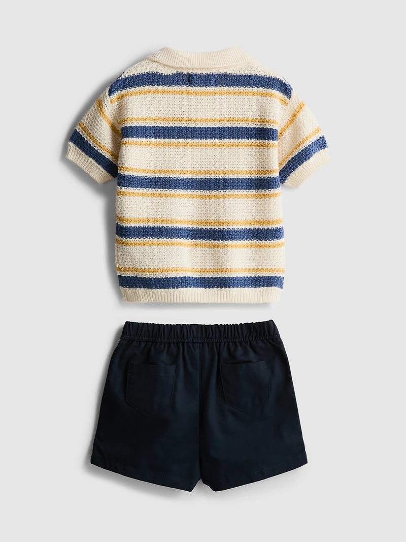 0-12mths | Knit Short Set