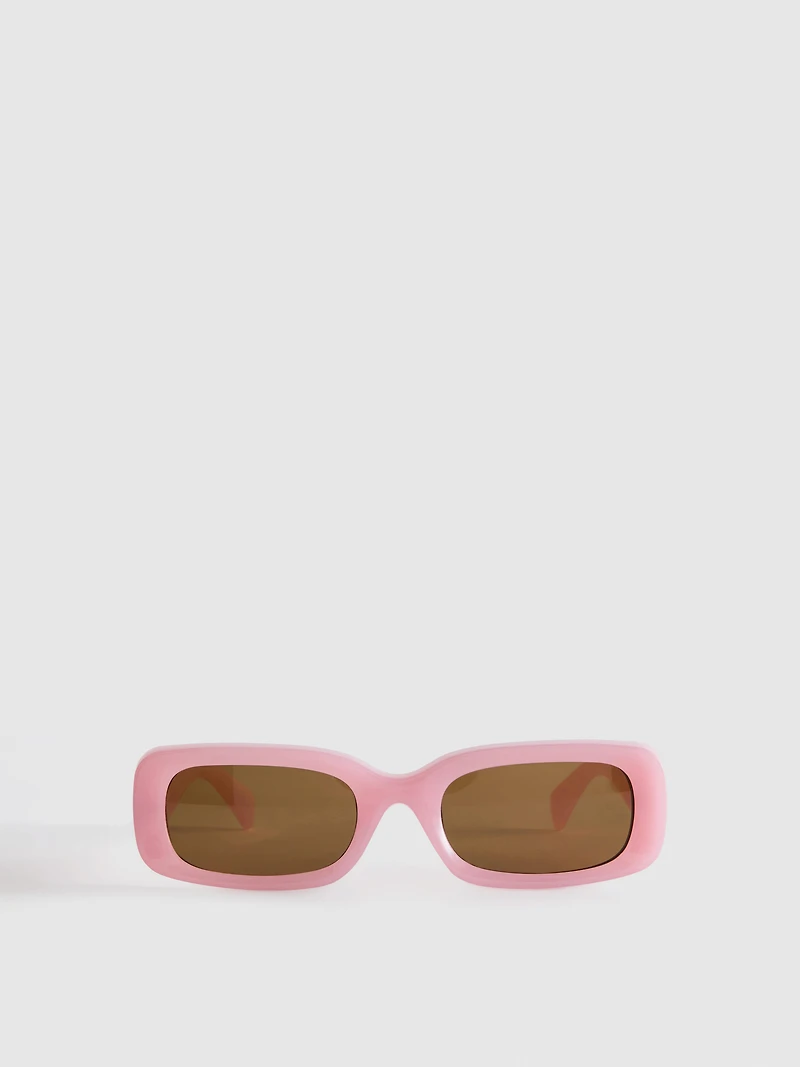 Slim Rectangle Sunglasses