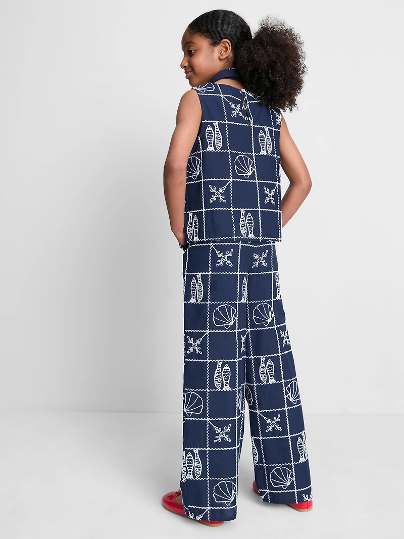 7-15yrs | Embroidered Pants