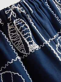 7-15yrs | Embroidered Pants