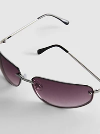 Tinted Wrap-Around Sunglasses