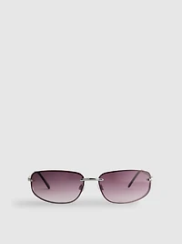 Tinted Wrap-Around Sunglasses