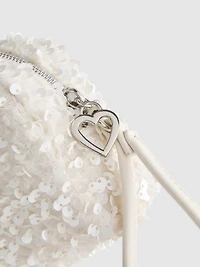 Bride Sequin Mini Makeup Bag