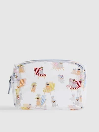 Clear Dog Makeup Bag