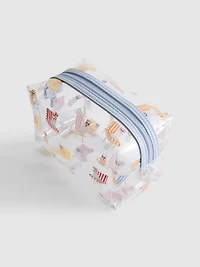 Clear Dog Makeup Bag