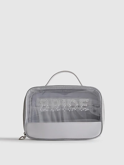 Bride Diamanté Rectangular Vanity Case