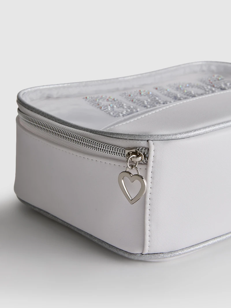 Bride Diamanté Rectangular Vanity Case