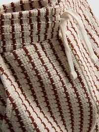 1.5-9yrs | Stripe Knit Shirt and Shorts Set