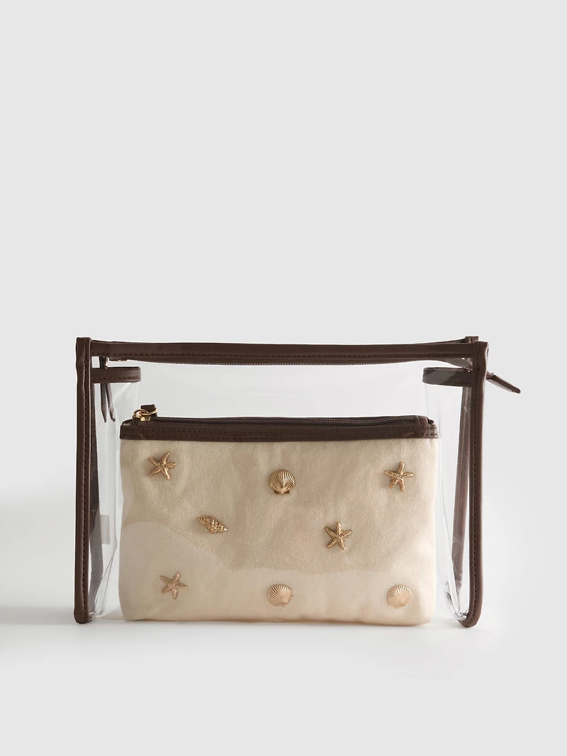 2-Piece Wash Bag Set