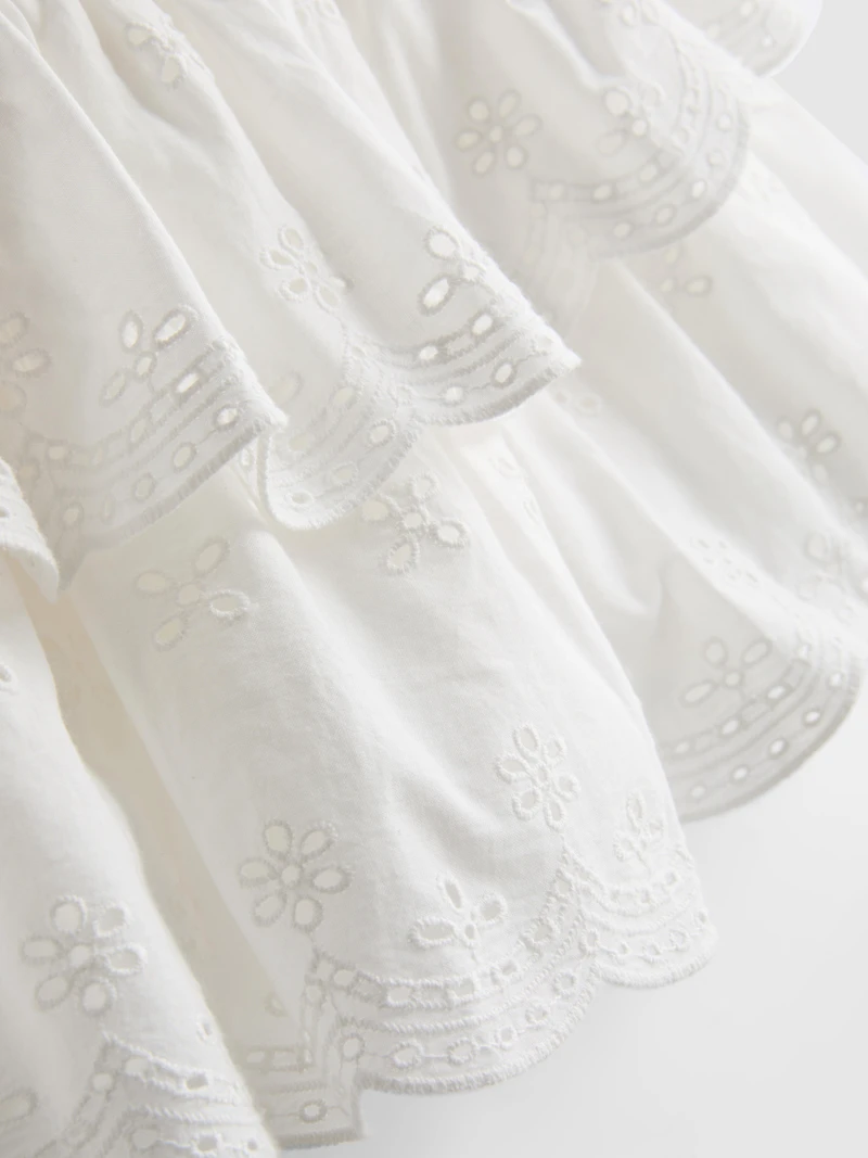 The Primark Scene | Cotton Ruffle Mini Skirt