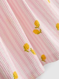 1.5-9yrs | Lemon Print Smock Dress