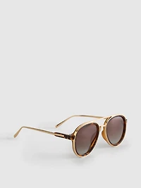 Chunky Aviator-Style Sunglasses