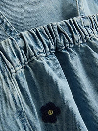 1.5-9yrs | Embroidered Denim Dress