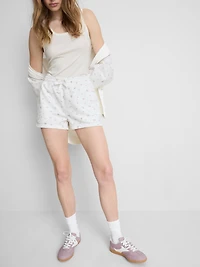 Cotton Rich Relaxed Floral Shorts