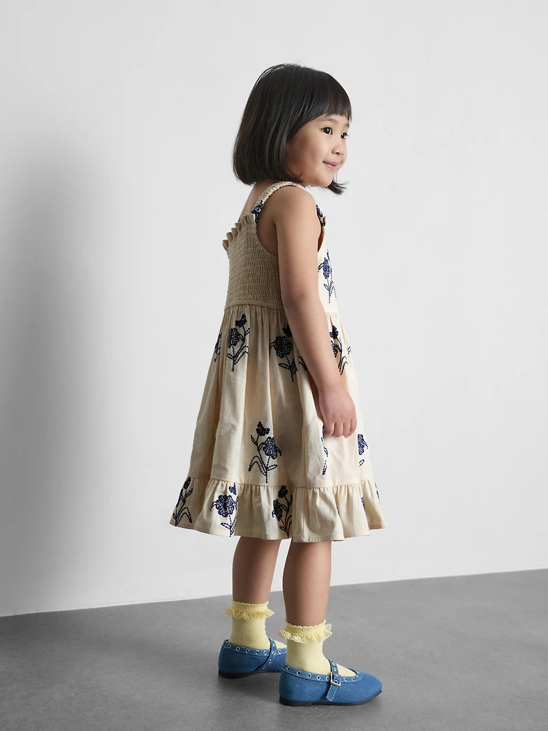 1.5-9yrs | Floral Shirred Tiered Dress