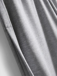 Cotton-Rich Wide-Leg Pleated Joggers