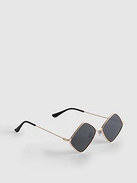 Metal Diamond Sunglasses