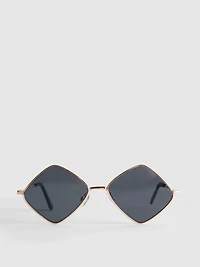 Metal Diamond Sunglasses