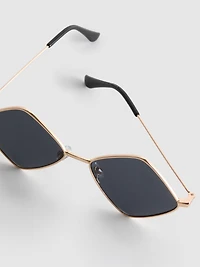 Metal Diamond Sunglasses
