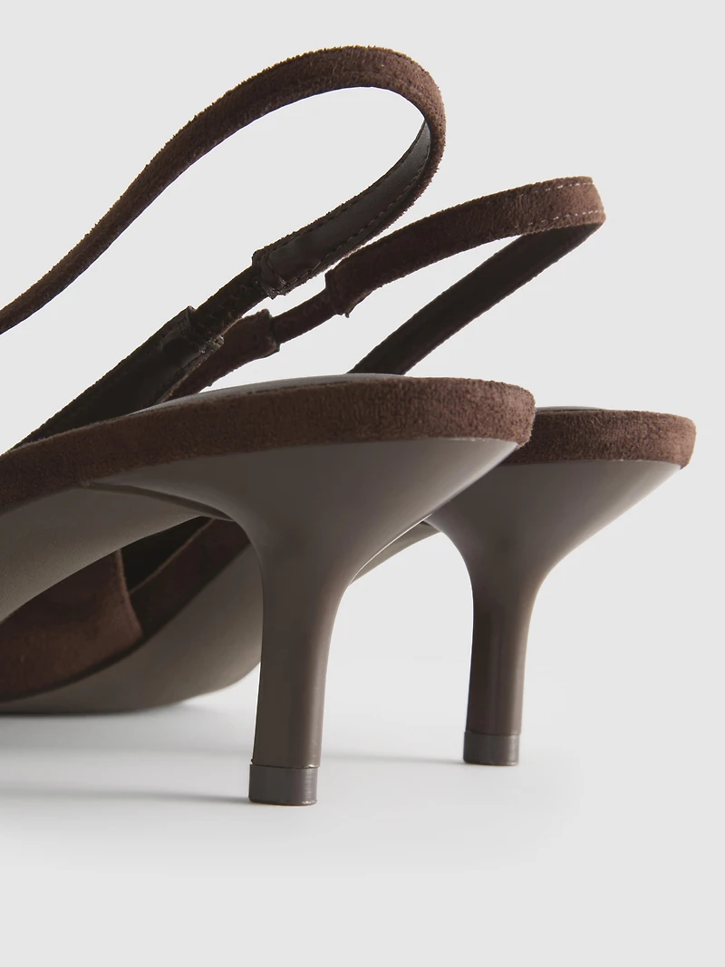 By Coleen Slingback Court Heels