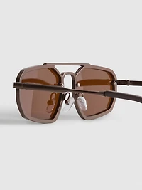 Metal Geometric Sunglasses