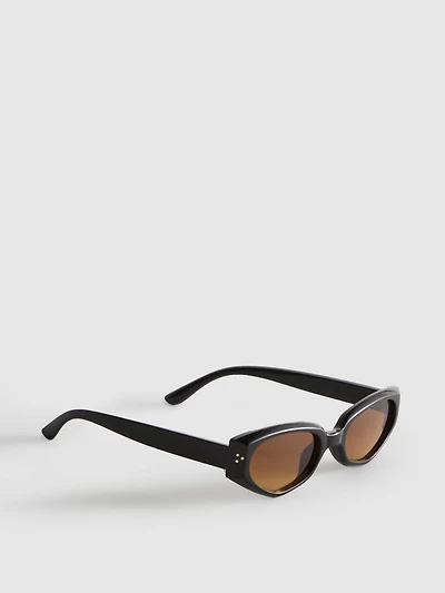 Hexagon Cat-Eye Sunglasses