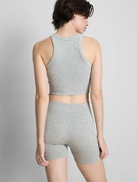 Seamless Ribbed Crop Tank