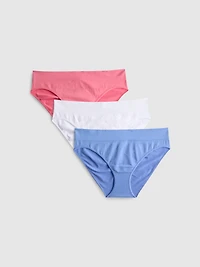 3pk Seamless Ruched Mini Briefs