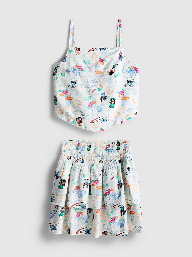 7-15yrs | Disney’s Stitch Top and Rara Skirt Set