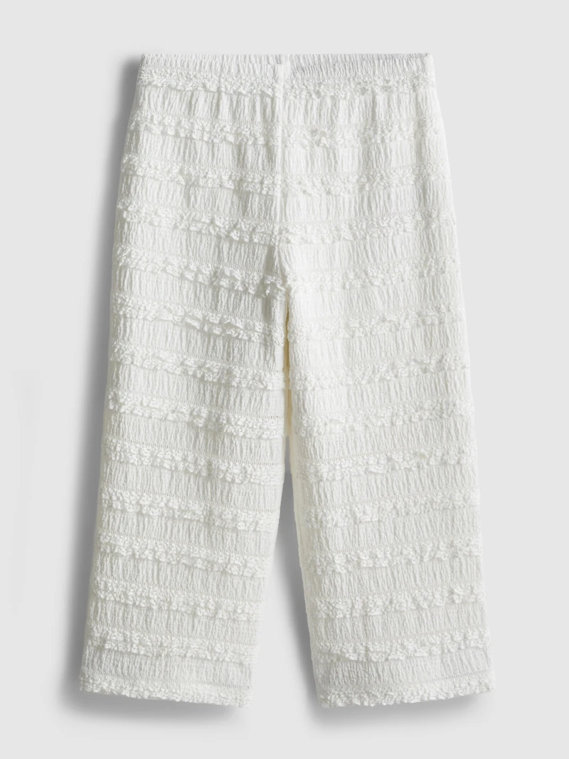 1.5-9yrs | Crinkle Textured Ruffle Pants
