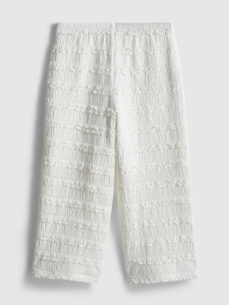 1.5-9yrs | Crinkle Textured Ruffle Pants