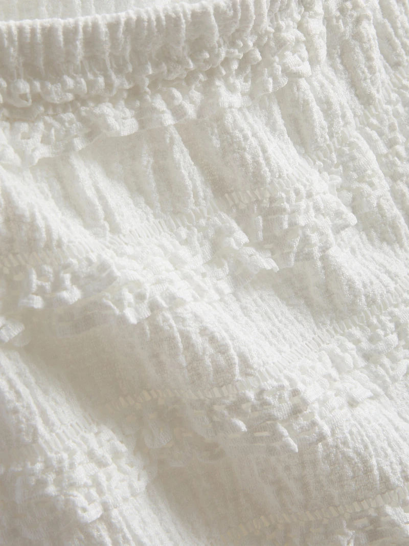 1.5-9yrs | Crinkle Textured Ruffle Pants