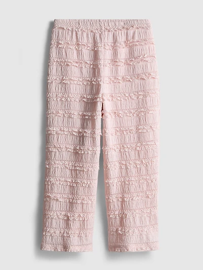 1.5-9yrs | Crinkle Textured Ruffle Pants