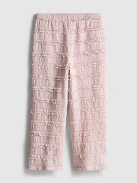 1.5-9yrs | Crinkle Textured Ruffle Pants