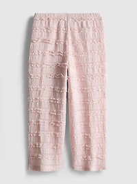 1.5-9yrs | Crinkle Textured Ruffle Pants