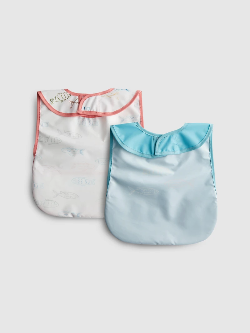 2pk Wrap Bibs