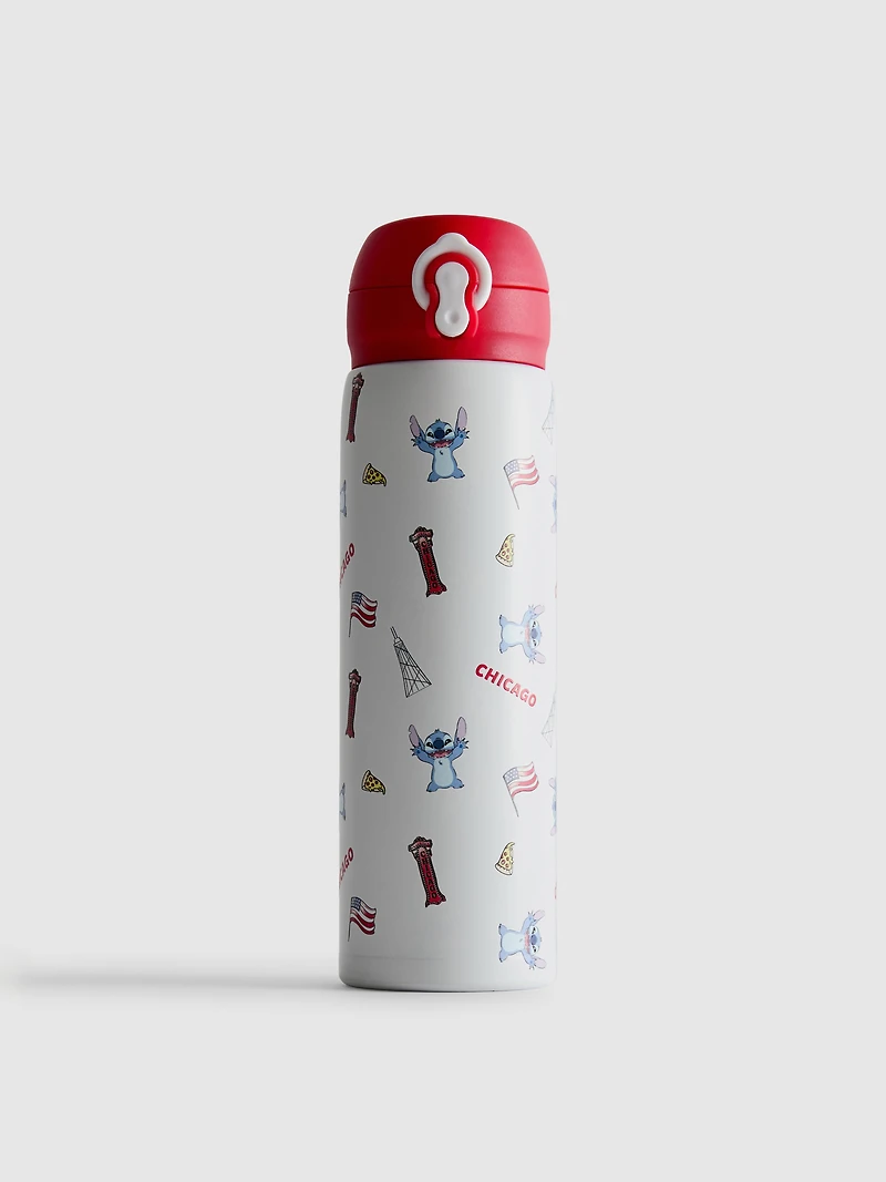 Disney's Stitch Chicago Water Bottle