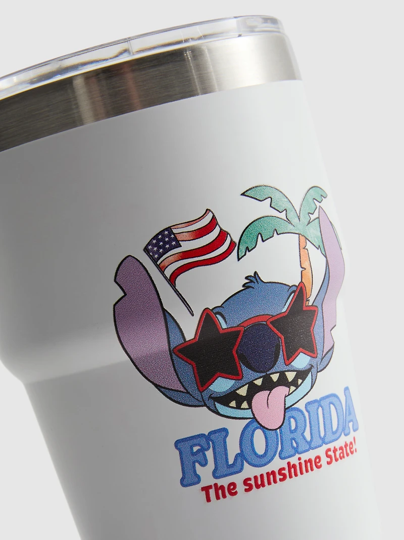 Disney's Stitch Florida Travel Tumbler