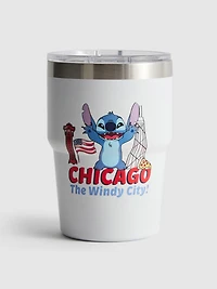 Disney's Stitch Chicago Travel Tumbler
