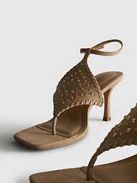 Paula Echevarría Studded Sandals