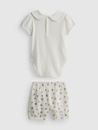 0-18mths | Disney’s The Aristocats Marie Bodysuit and Bloomers Newborn Set