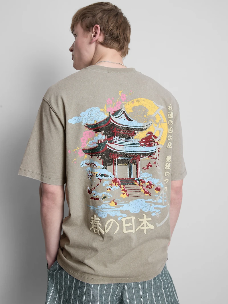 Washed Japan Graphic Tee