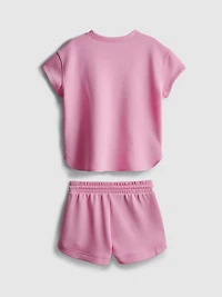 7-15yrs | Boxy T-Shirt and Runner Shorts Set
