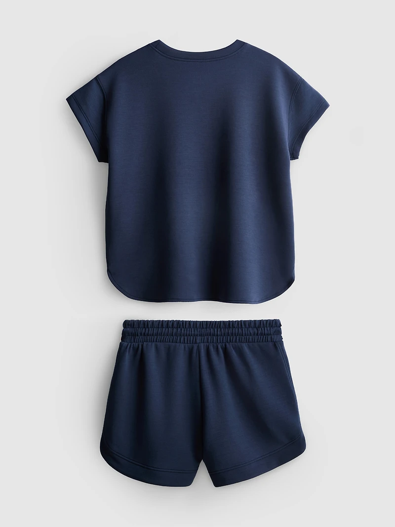 7-15yrs | Boxy T-Shirt and Runner Shorts Set