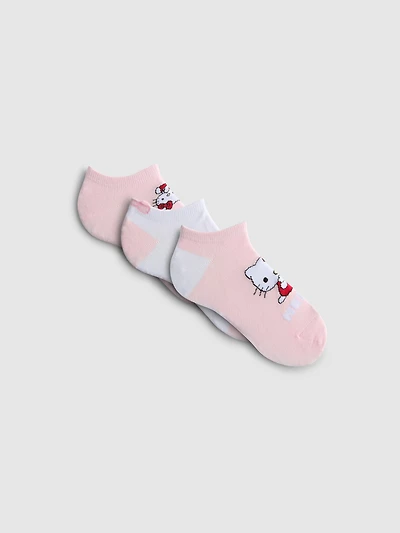 3pk Hello Kitty Ankle Socks