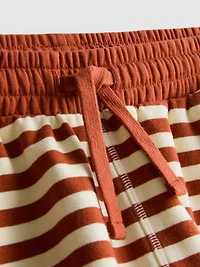 Cotton Rich Striped Jersey Shorts