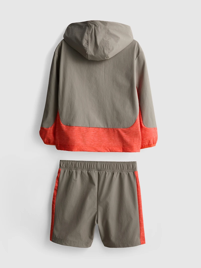 1.5-9yrs | Active Track Jacket and Shorts Set