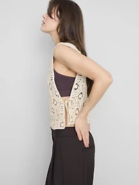 Crochet Side-Tie Tank