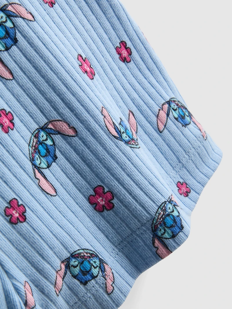 1.5-9yrs | Disney's Stitch Ribbed Romper